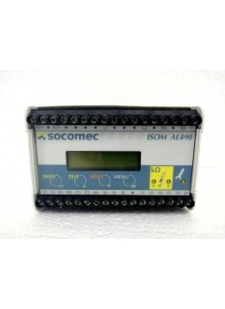 SOCOMEC ISOM AL490 Insulation Monitoring Device Ref. / Art. - no.: 47349611